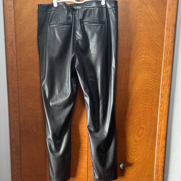 NWT Black Faux Leather Pants - Picture 10 of 11
